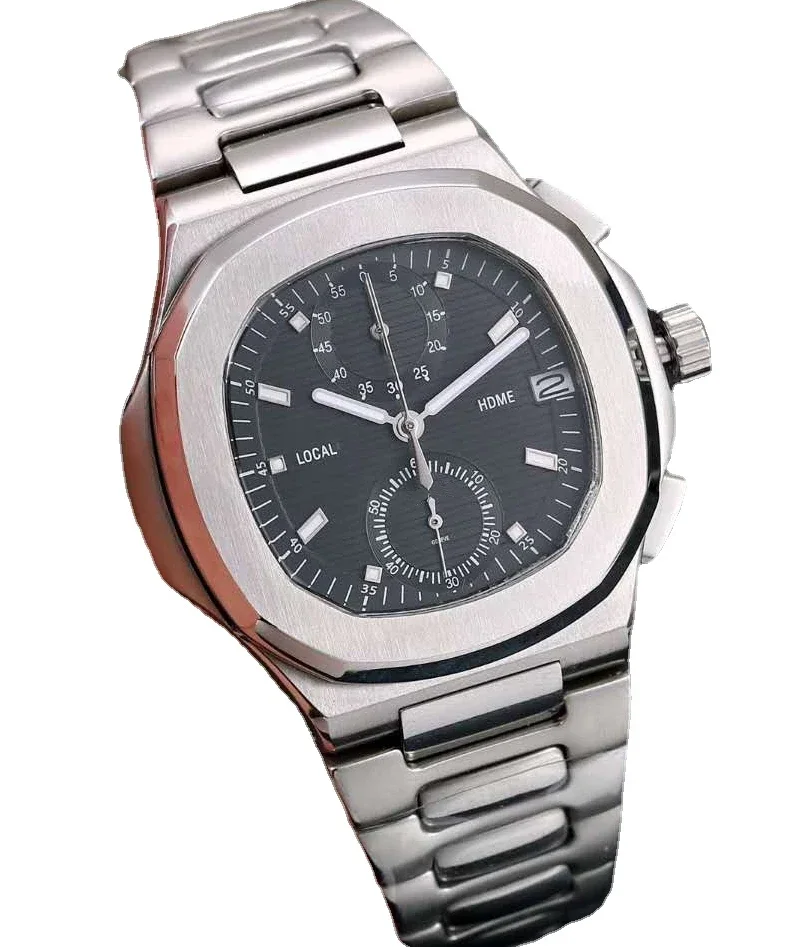

Men Automatic Mechanical Watch blue black Rose Gold