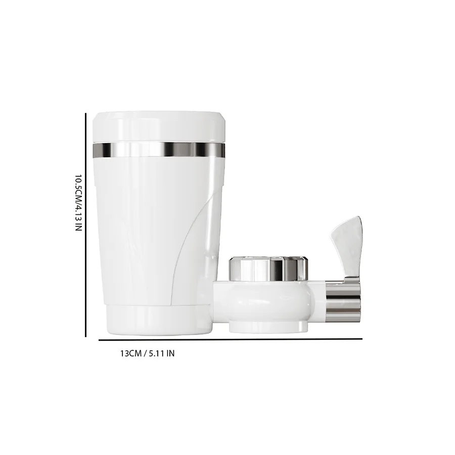 Tap Water Filter For Sink Faucet Installed Kitchen Processor Dechlorinates Removes Lead Odors With 1 Cartridge White
