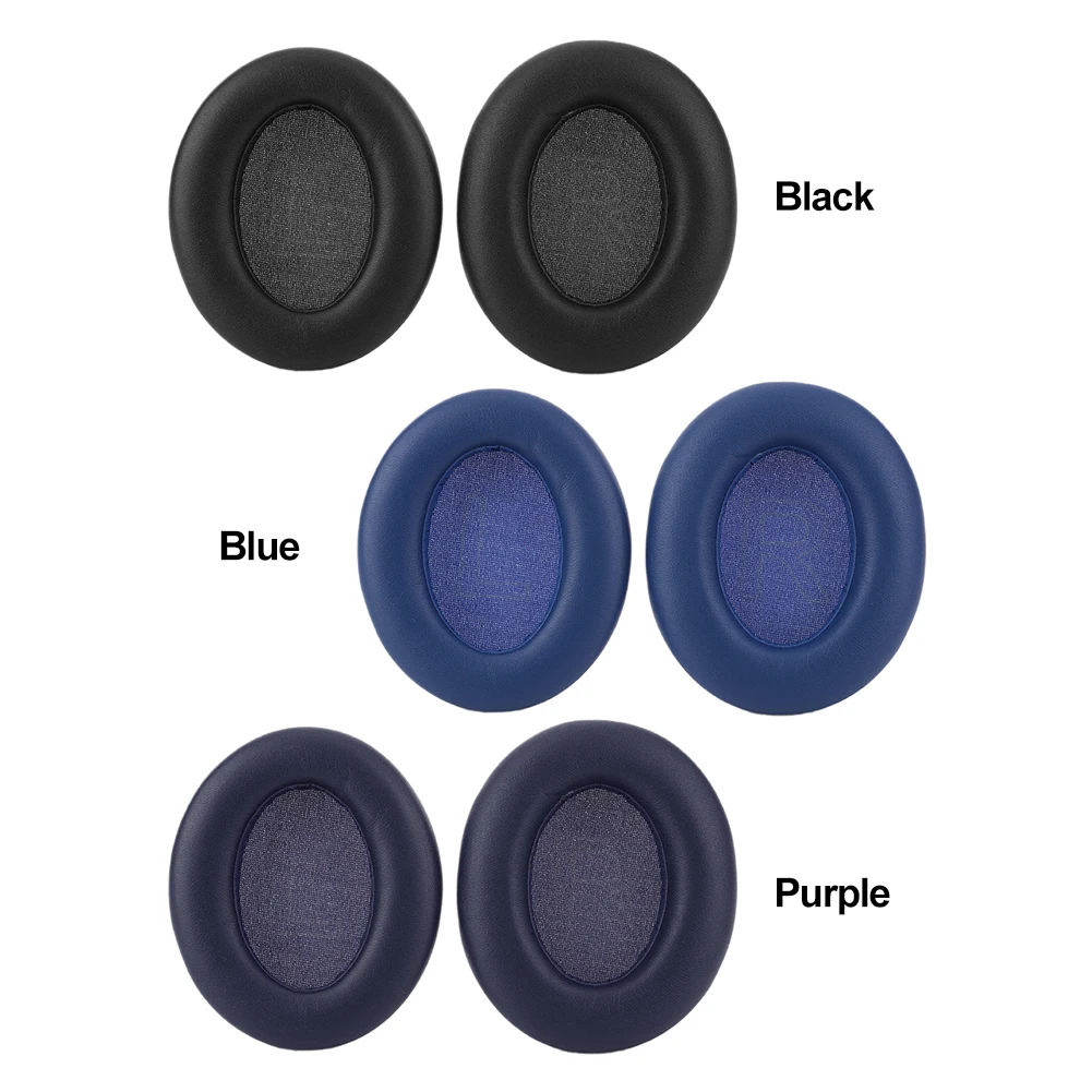 1 Pair Replacement Ear Pads Cushions Memory Foam Headphone Earpads Ear Cups Cover for Anker Soundcore Life 2 Q20 Q20+ Q20I Q20BT