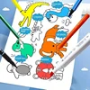 Dinosaur Childrens Graffiti Picture Scroll Coloring Picture Scroll Three Meter Long Pattern Not Repeated Not Dirty Wall 6