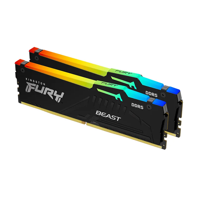Kingston Fury Beast Ddr5 16Gb Di Memoria Ram Ddr 5 4800Mhz 5200Mhz 5600Mhz 6000Mhz Rgb 8Gb 32Gb Amd Xmp3.0 Scheda Madre Cpu Intel