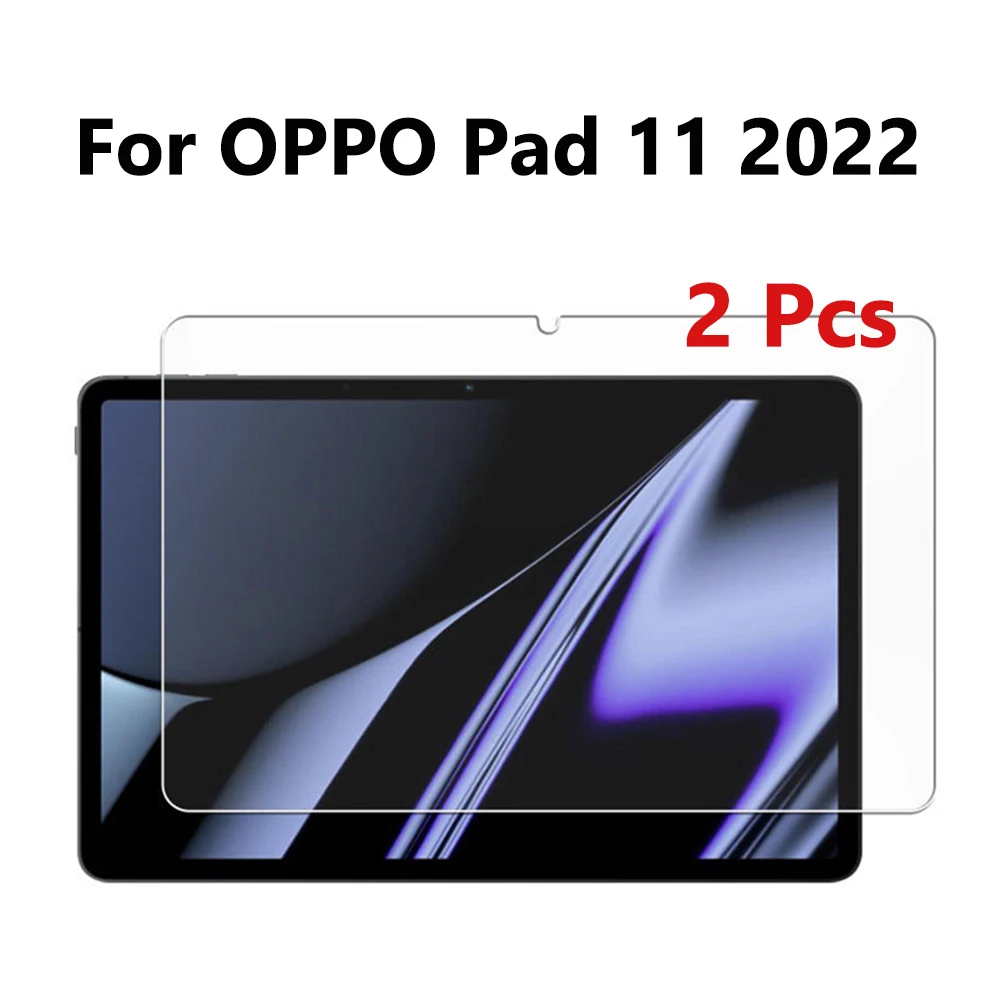 

2Pcs Tempered Glass for OPPO Pad 11 2022 Screen Protector For OPPO Pad 11 inch Tablet Protective Film Guard Protection
