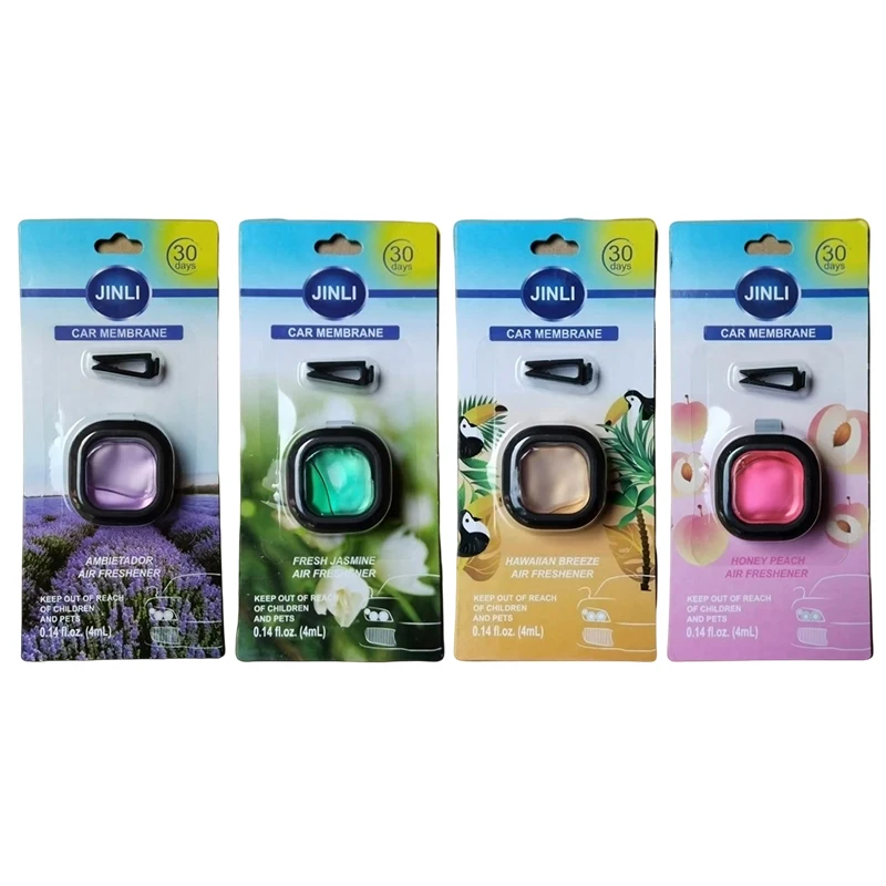 Long-Lasting Car Air Freshener Vent Clip Essential Oil Scented Odor Eliminator 0.14oz Alcohol-Free Fragrance For Fresh Car Smell_voghion.com