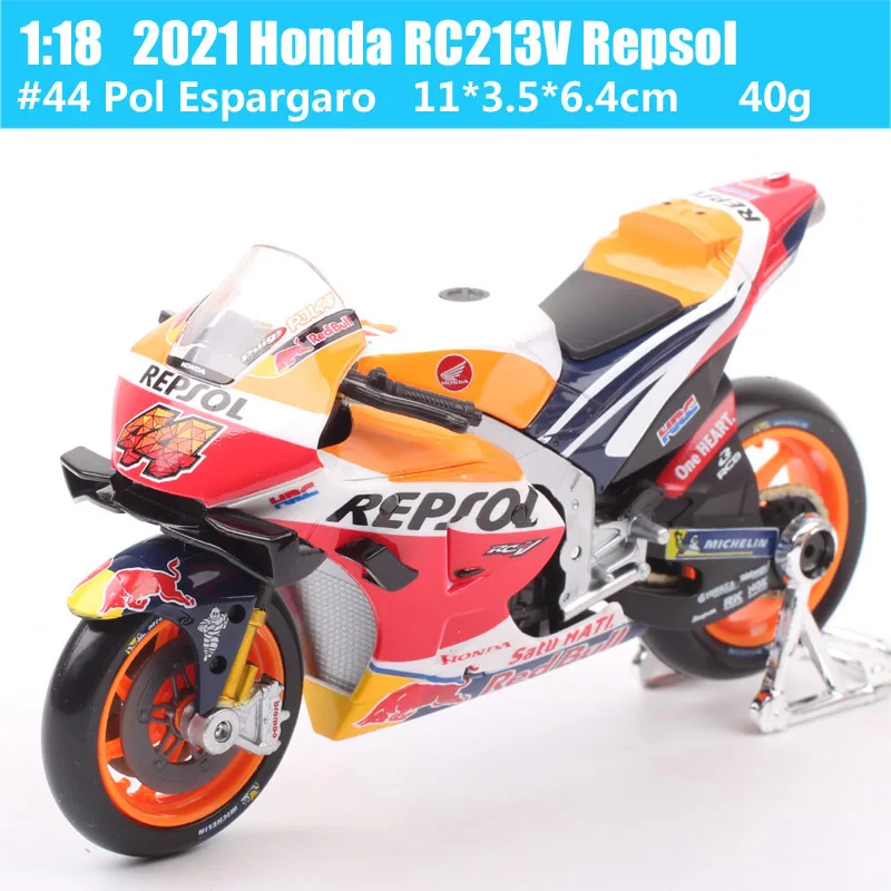 1/18 Scale Racing Motorcycle Model - Redbull GP Racing Edition
