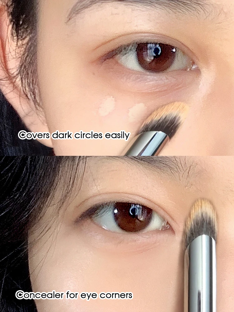Finger belly thumb concealer brush cover pimple print spots round head soft hair concealer makeup brush do not eat powder nose s 5