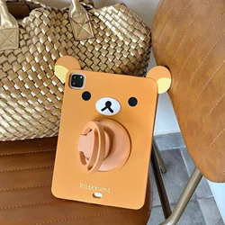 3D Cartoon Cute Bear Silicone Tablet Case - iPad Mini 6 7 8.3in (360ZJ QSX)