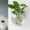 Classic Round Geometric Pattern Plastic Wall Hanging Vase with Plant Stand Wall Decor for Green Plants and Flowers, Fish Bowl 4