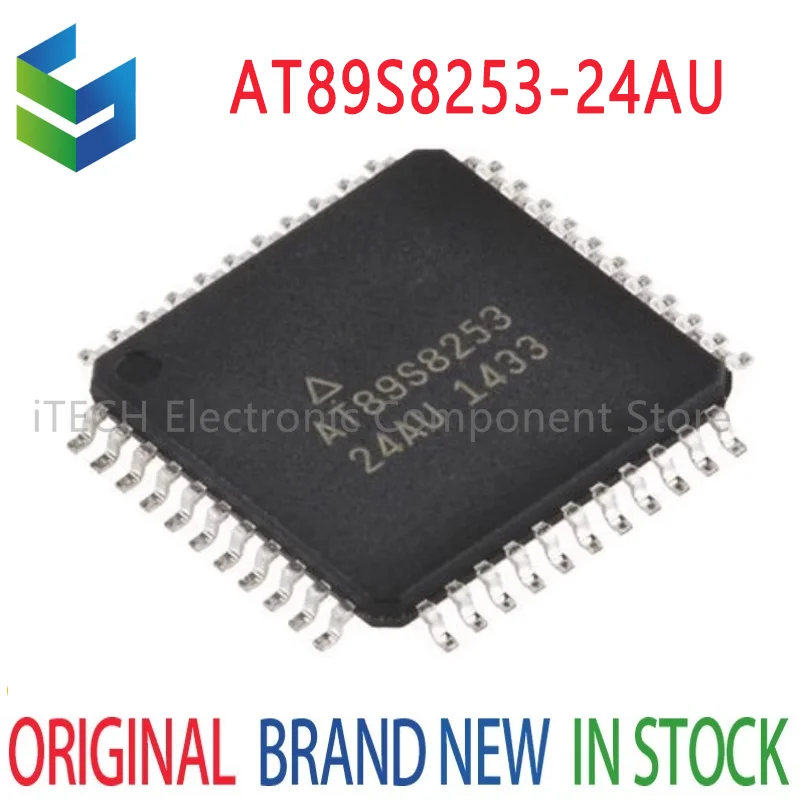 

2-5PCS AT89S8253-24AU AT89S8253 Qfp448-bit 51 microcontroller, brand new original product