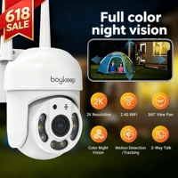 BoyKeep 3MP 2.4GHz WiFi Outdoor Home Security IP Smart Monitor Video Surveillance Camera Full Color Night Vision 1