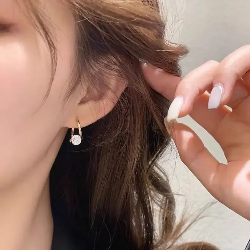 Fashion 1Pairs Women Lymphvity Magnet Therapy Germanium Earrings Lymphatic Drainage Ear Studs for Weight Loss Jewerlry Gift