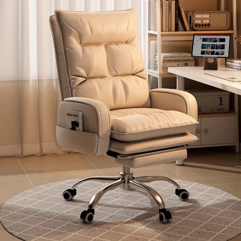 Normal Floor Office Chair Rotating Waterproof Mobile Swivel Office Chair Armchair Comfy Chaises De Bureau Salon Furniture