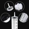 100-550ml Large Syringes With Tube for Liquid Plastic Syringes With Tip Cap for Glue Dispensing, Watering, Refilling, Feeding 3