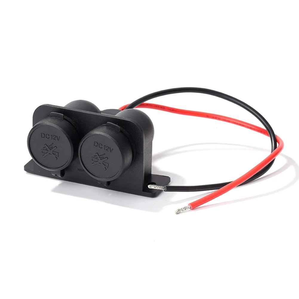 Presa Accendisigari 12V-24V A Montaggio Superficiale - Doppia Porta Impermeabile Per Moto, Barca, Auto, Camper - 6