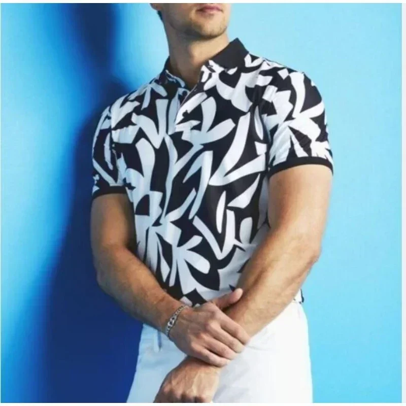 

2024 Men's Golf Short Sleeve Golf Clothing