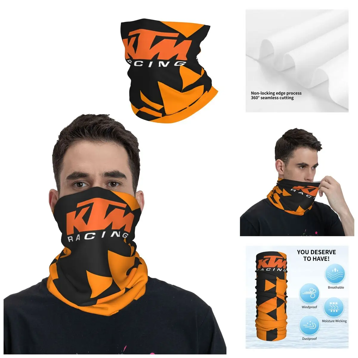 Cycling bandana bandana headscarf cotton bandana camouflage bandana motorcycle bandana multifunctional bandana neck wrap neck gaiter face mask cycling mask bandana neck cover neck tube scarf Swift Motocross Bandana Neck Gaiter Printed Face Mask Cycling Scarf