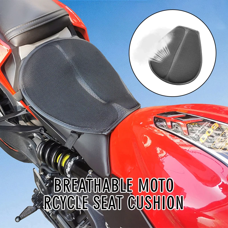 

Motorcycle Seat Cushion Universal Breathable Shock Relief Massage Absorption Modified Saddle Cushion Motorcycle Accessories