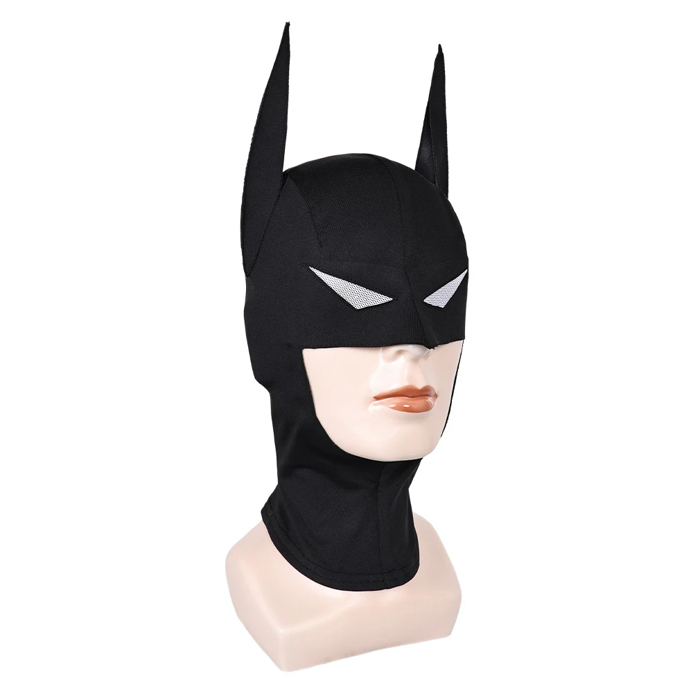 Cosplay Hats Bruce Wayne Adult Men Disguise Black Hat Headgear Costume Accessories Male Half Head Mask Halloween Prop