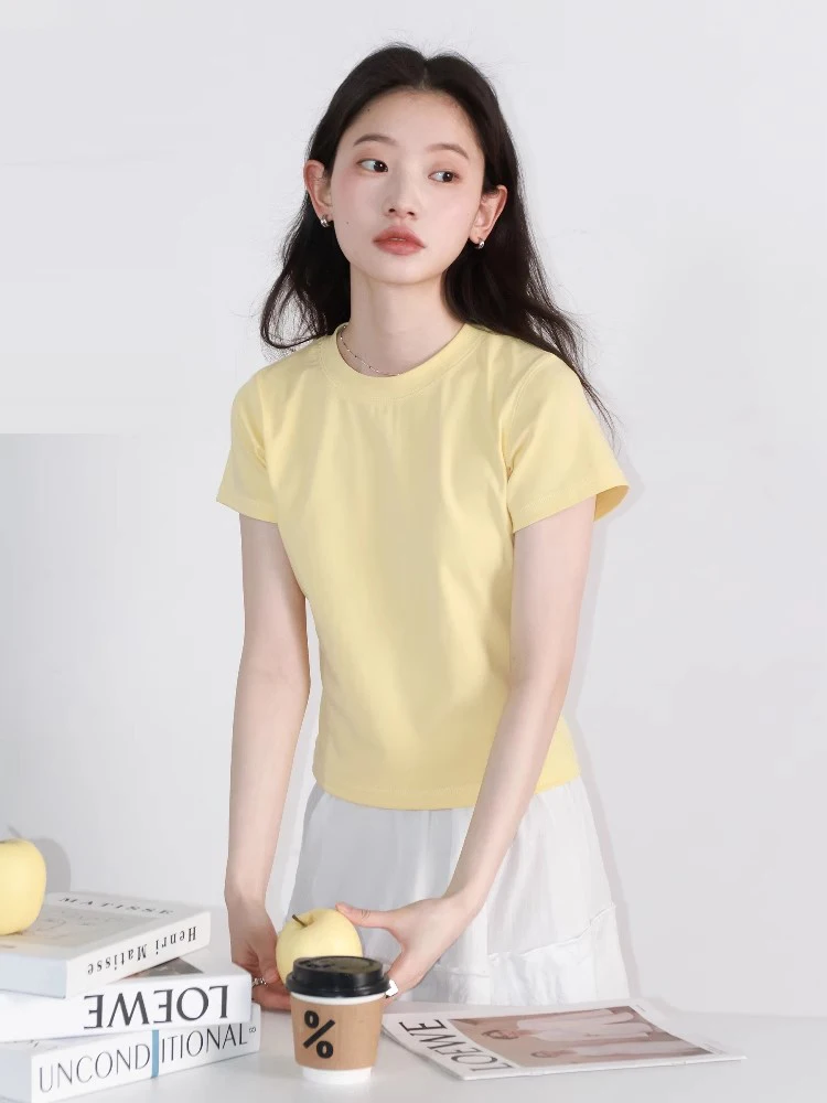 รูปสินค้า เสื้อยืดแฟชั่นผู้หญิง ใส่สบาย รับลมร้อน