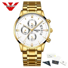  NIBOSI Relogio Masculino Mens Watches Top Brand Luxury Famous Men's Watch Fashion Casual Chronograph Military Quartz Wristwatch 