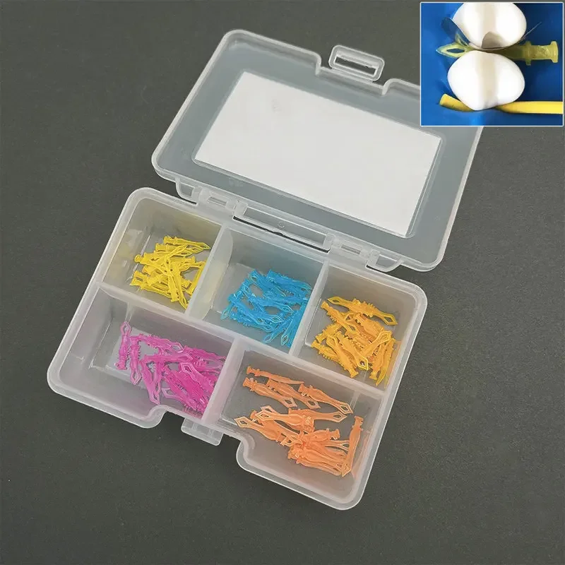 80 Pz/Scatola Cunei Diamantati Dentali Accessori Dentali Con Cuneo Interdentale Autoclavabile