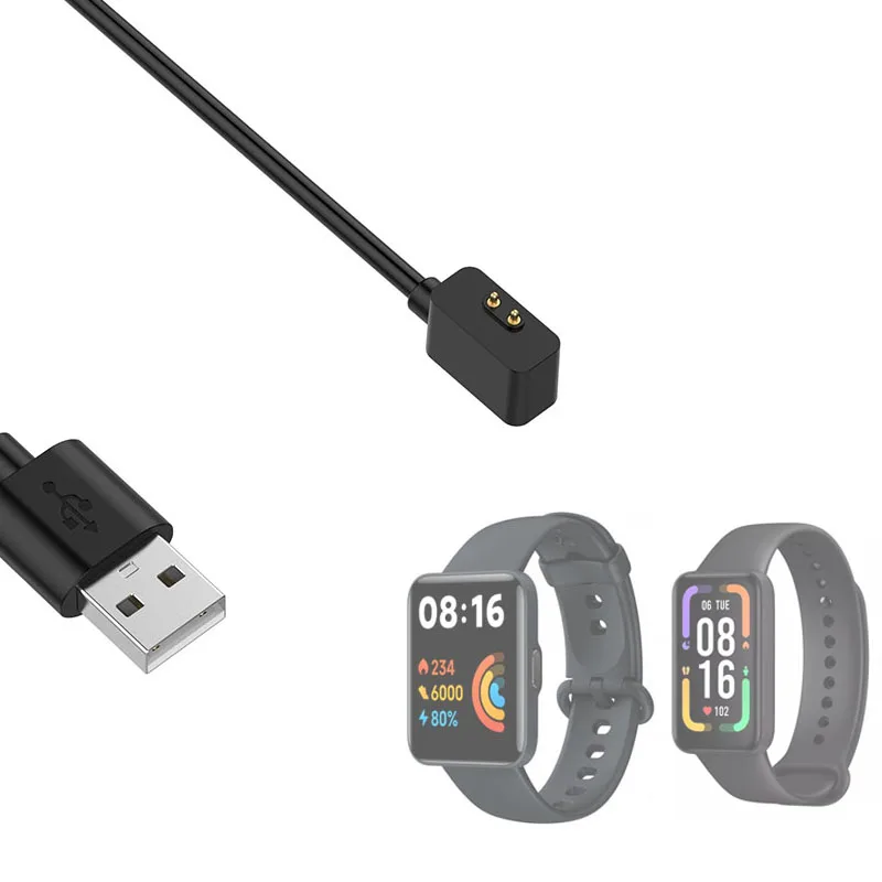 

Док-станция для умных часов, зарядное устройство, адаптер Smartband, USB-кабель для зарядки, шнур для Xiaomi Redmi Watch 2/Mi Watch Lite Watch 2 Smart Band Pro