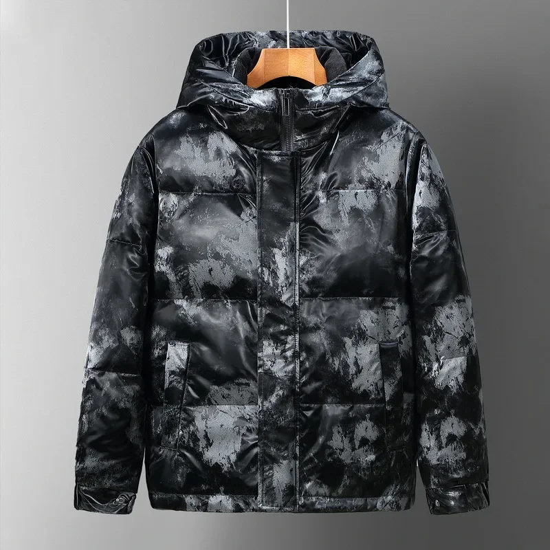 New Fashion Men Hooded Duck Down Coats Winter Thicker Warm Puffer Jackets Casual Parkas Quality Male Outdoor Windproof Jackets 3