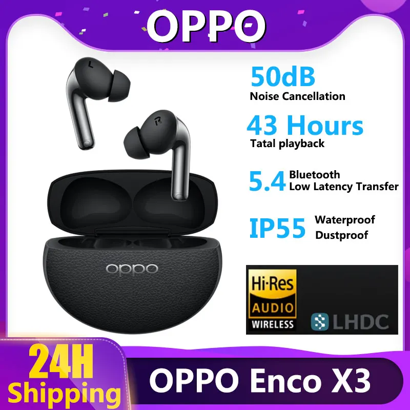OPPO Enco X3 TWS Wireless Earphone 400M Bluetooth Range Wireless
