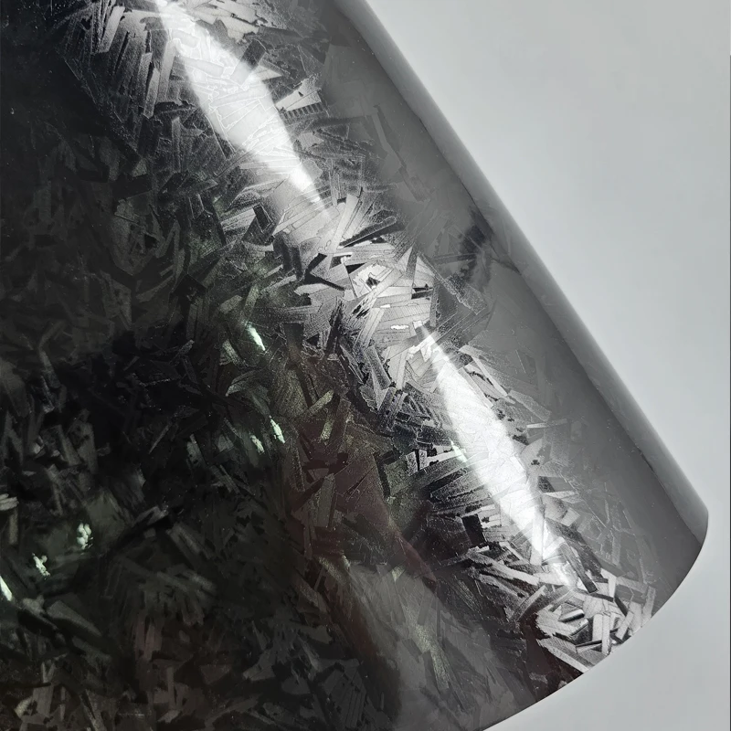 고광택 전기도금 자동차 스티커, 탄소 섬유, 블랙 스티커, 후드 접착 비닐, 자동차 필름 커버 스티커