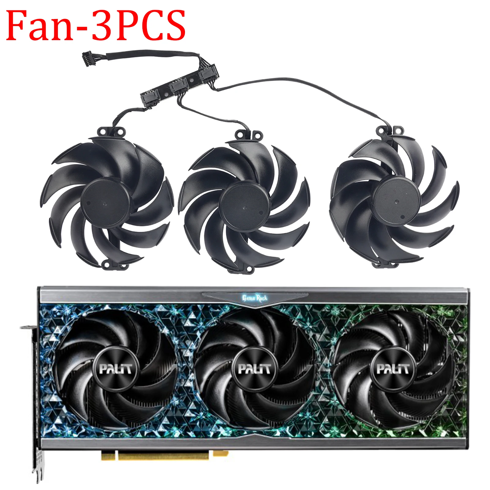 For Palit GeForce RTX 4080 4090 GameRock OmniBlack Graphics Card