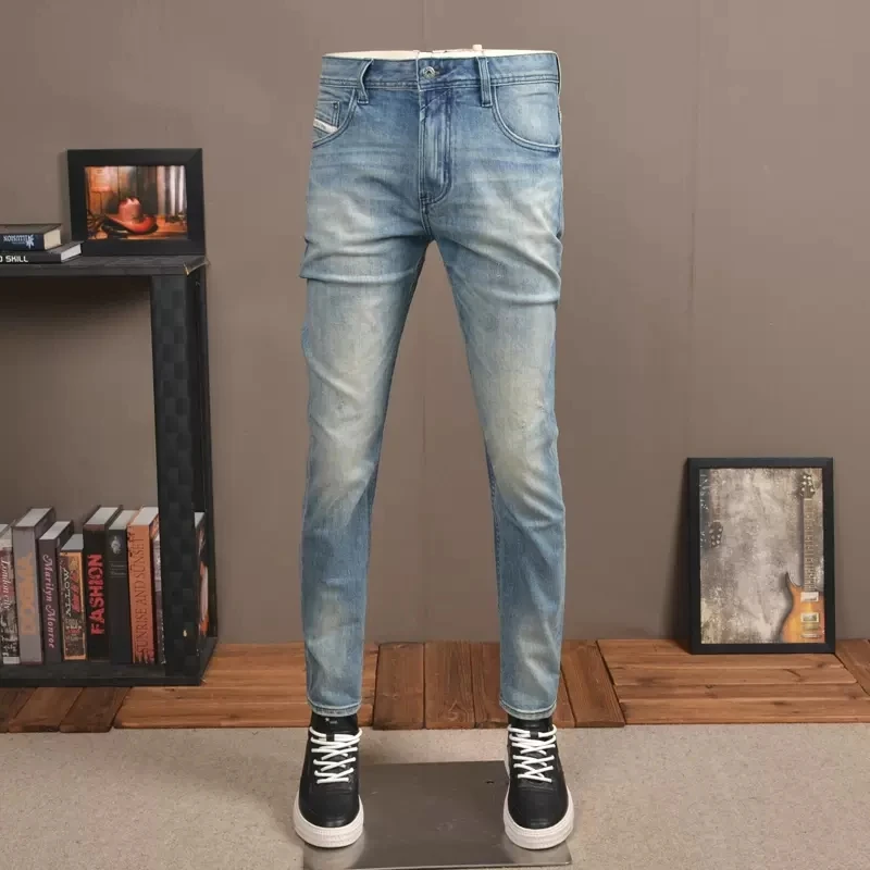 Джинсы мужские классические эластичные