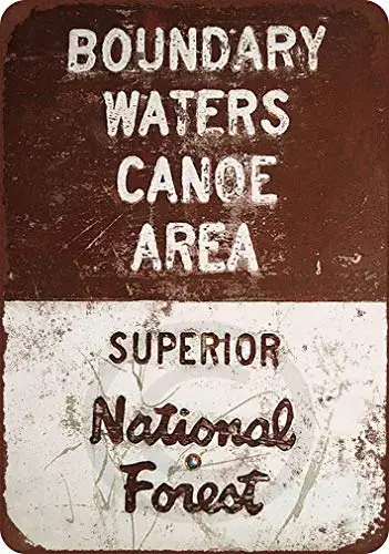 

Kexle Boundary Waters Canoe Area Reproduction Metal Sign 12x16 Inch