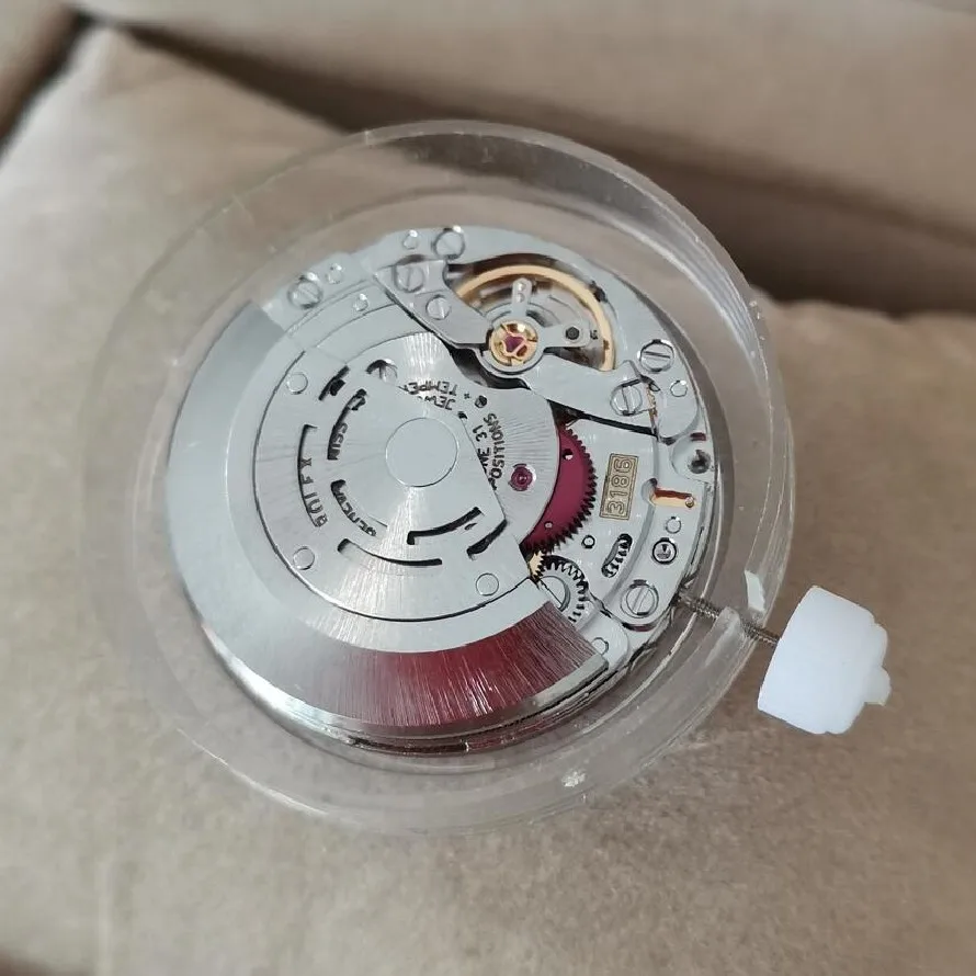 

2022 Latest Models Chinese Super 3186 GMT Automatic Mechanical Movement Blue Balance Wheel Men's Watch VR Clean Assembly Part