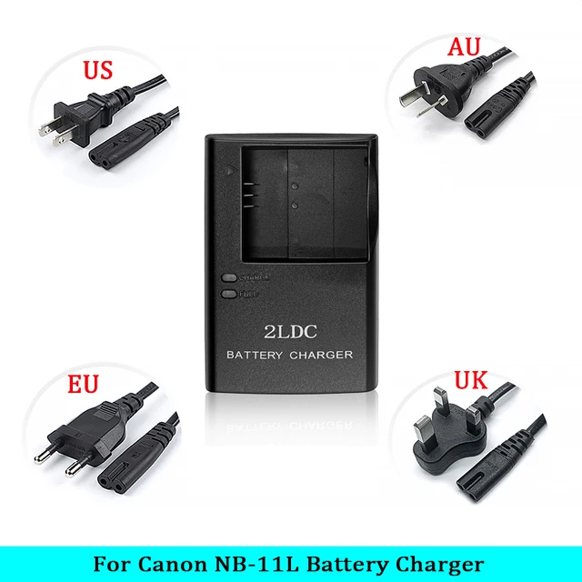 Camera Canon Kastar 2-Pack NB-11L Batteries Slim USB Charger For