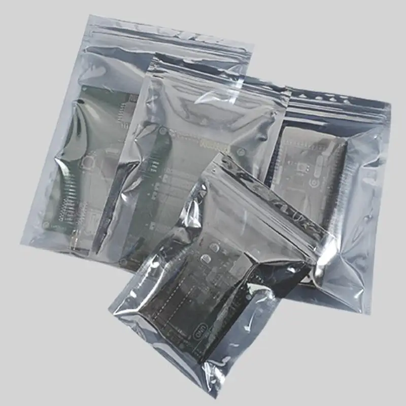 10Pcs Resealable Antistatic bag, Anti Static Shielding Bag, Selfsealing zipper Bag for Electronic Products, Computer Accessories image 1