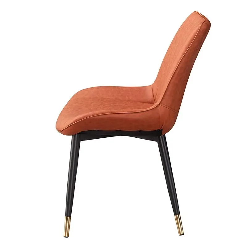 Manufacturers Direct Selling Leather Soft Cafe Dining Chairs Household Simple for Restaurants and Coffee Shop Chair