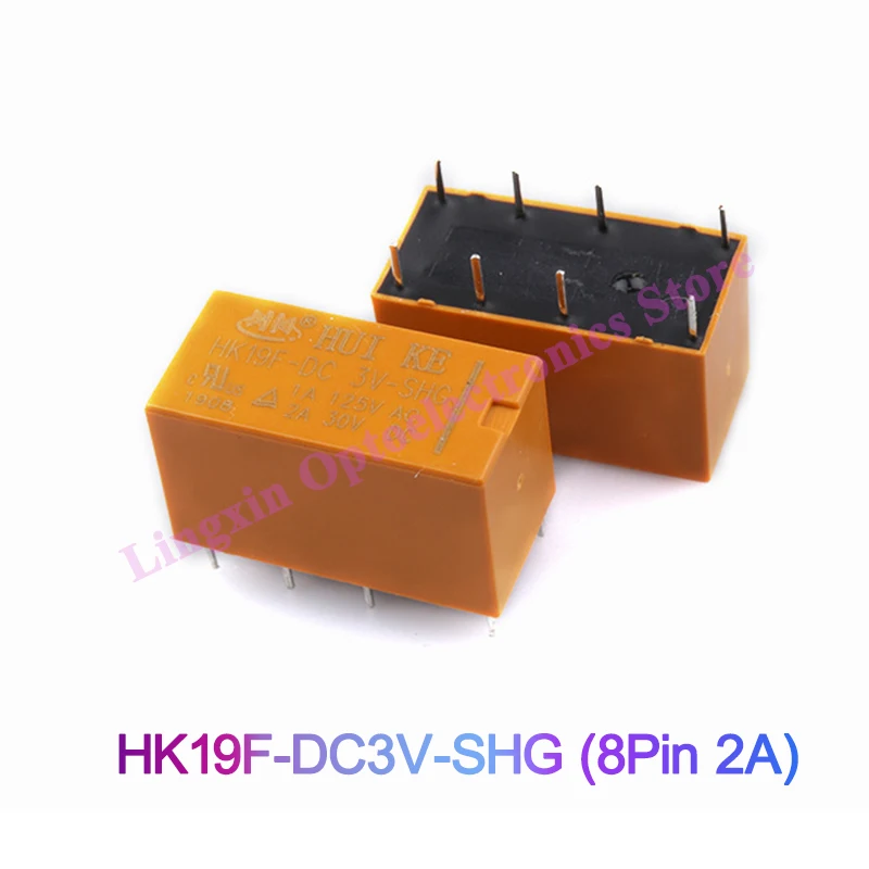 High Frequency Relay HUIKE Mini Power Relays HK19F – DC 3V 5V 9V 12V ...