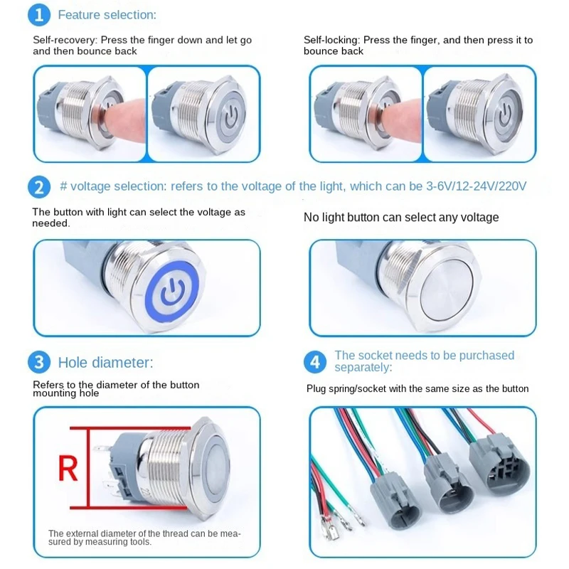 led 3a impermeavel travamento automatico arranque redondo 02