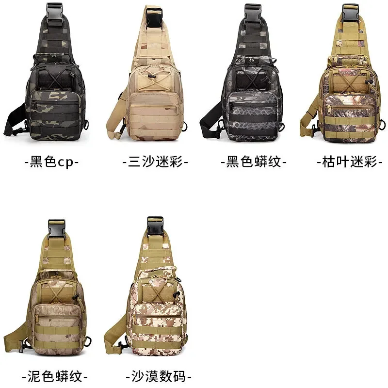 Men&rsquo;s Oxford Crossbody Bag Military Rising Chest Bag Single Shoulder Korean Version Small Backpack Casual Waist