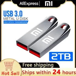Xiaomi USB Flash Drive 2TB OTG Metal USB 3.0 Pen Drive Key 1TB 512GB Type C High Speed Pendrive Mini Flash Drive USB Memoria