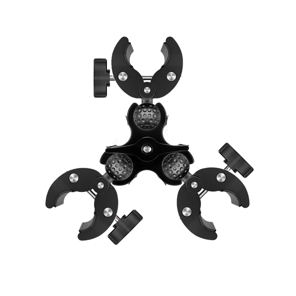 Multifunktionale 55-mm-Tauchlampe mit Kugelkopfclip für Unterwasserfotografie, Taschenlampenclip_voghion.com