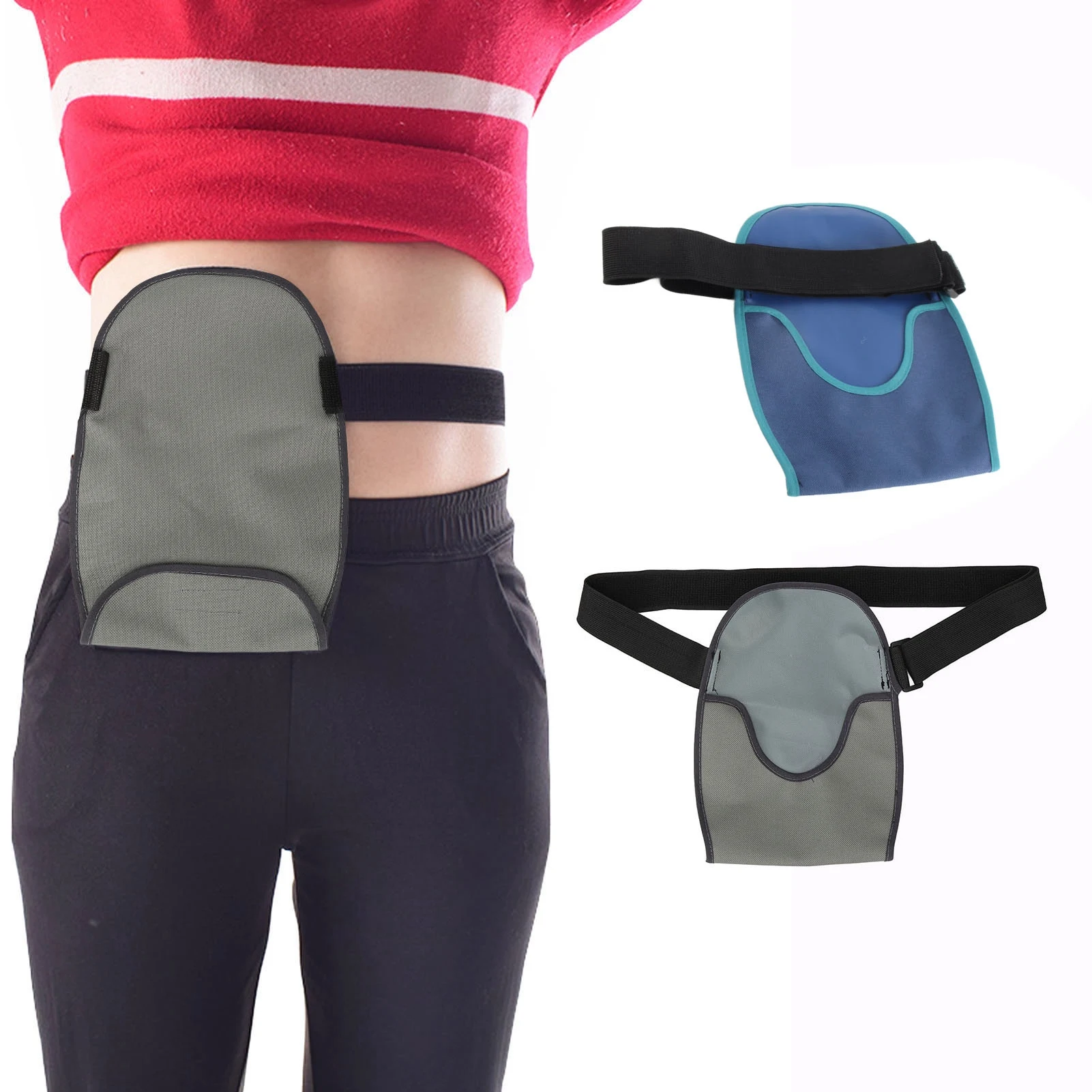 Cover Colostomy Pouch Portable Washable Waterproof Stretchy Adjusted Belt Cover Ostomy Pouch Portable Colostomy Bag