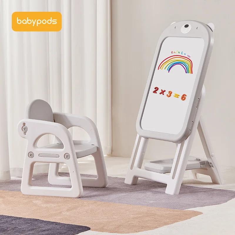 

Babypods Children'S Drawing Board Baby Household Dust Free Bracket Writing Board Erasable Graffiti Board