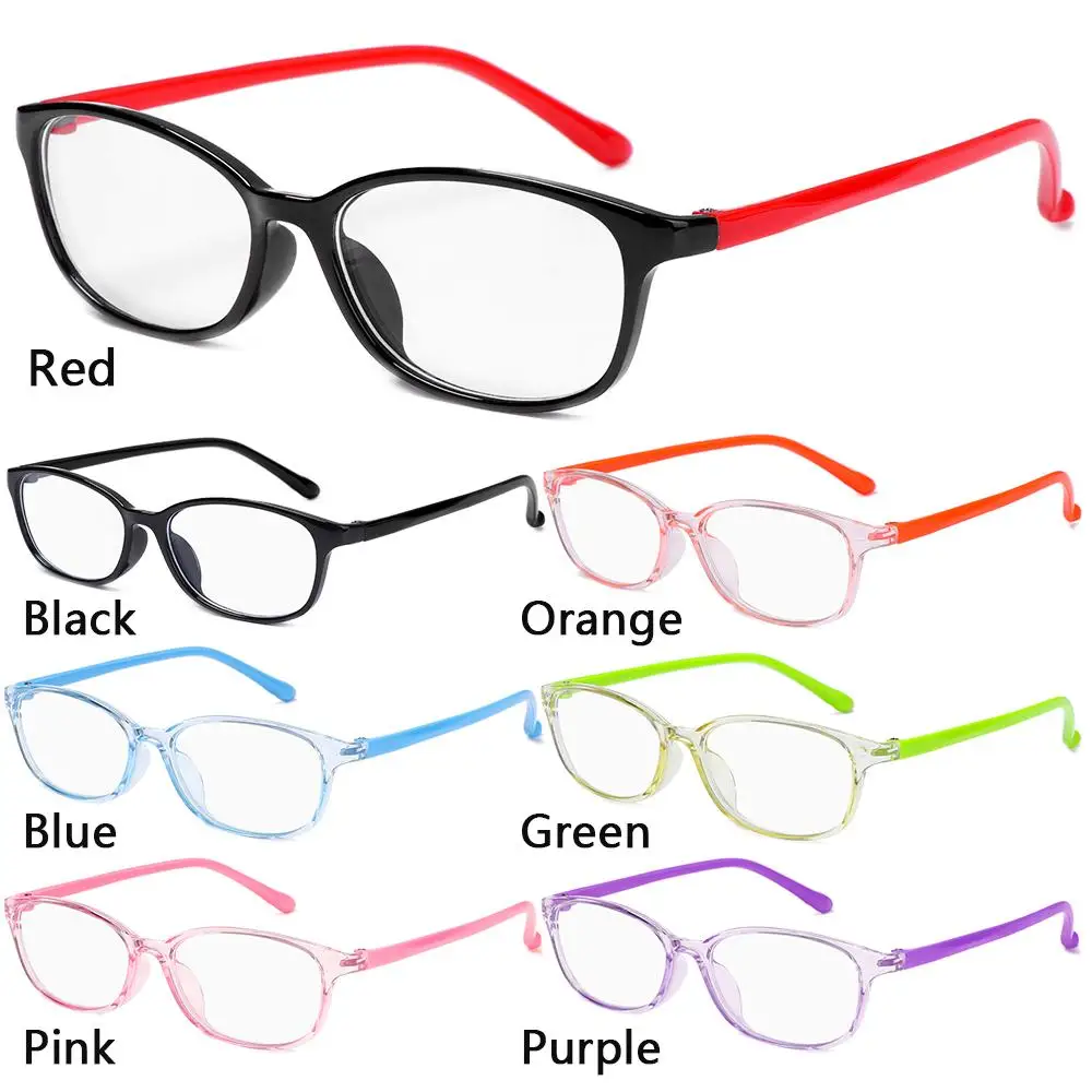 Optical Glasses Frame Anti Radiation Boy Girl Safety Eyewear Kids Eyeglasses Square Computer Glasses Anti Blue Light Glasse