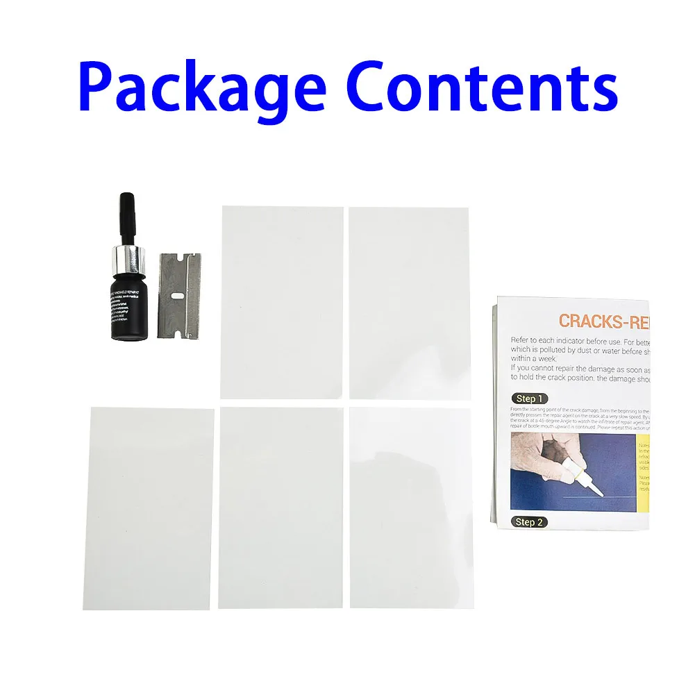 

1 комплект, резиновые полоски для ремонта стекла лобового стекла автомобиля