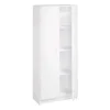 Pantry Cabinet Cupboard with 2 Doors, Adjustable Shelves, Standing, Storage for Kitchen, Laundry or Utility Room, White 4