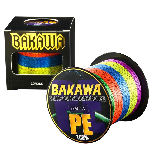 BAWAKA NEW Fishing Line 4 Strands Braid Line 300/500M Saltwater