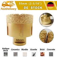 

SHDIATOOL 1pc 55mm Diamond Drilling Bits Brazed Hole Opener Drilling Core Bits M14 Granite Marble Ceramic Tile Angle Grinder