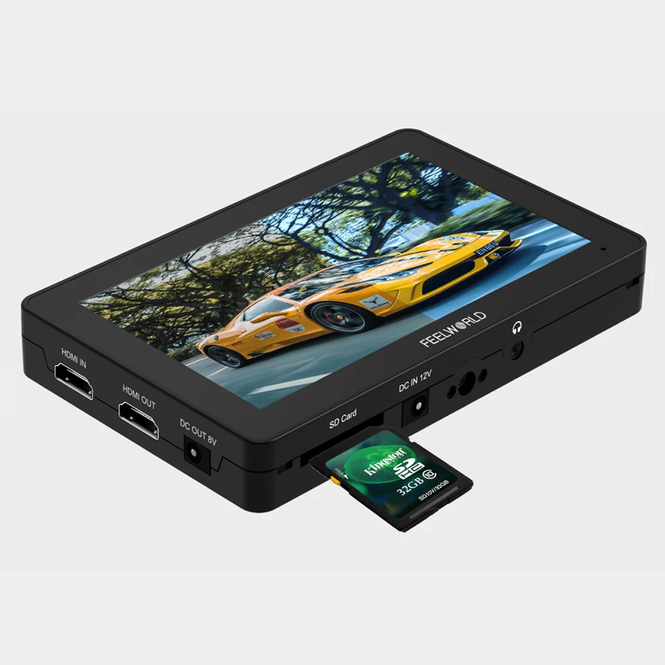 FEELWORLD F6 PLUSX Touch Screen 5.5 Inch Portable Monitor Accurate Waveform Monitoring Camere DSLR 3D LUT Full HD 1920x1080