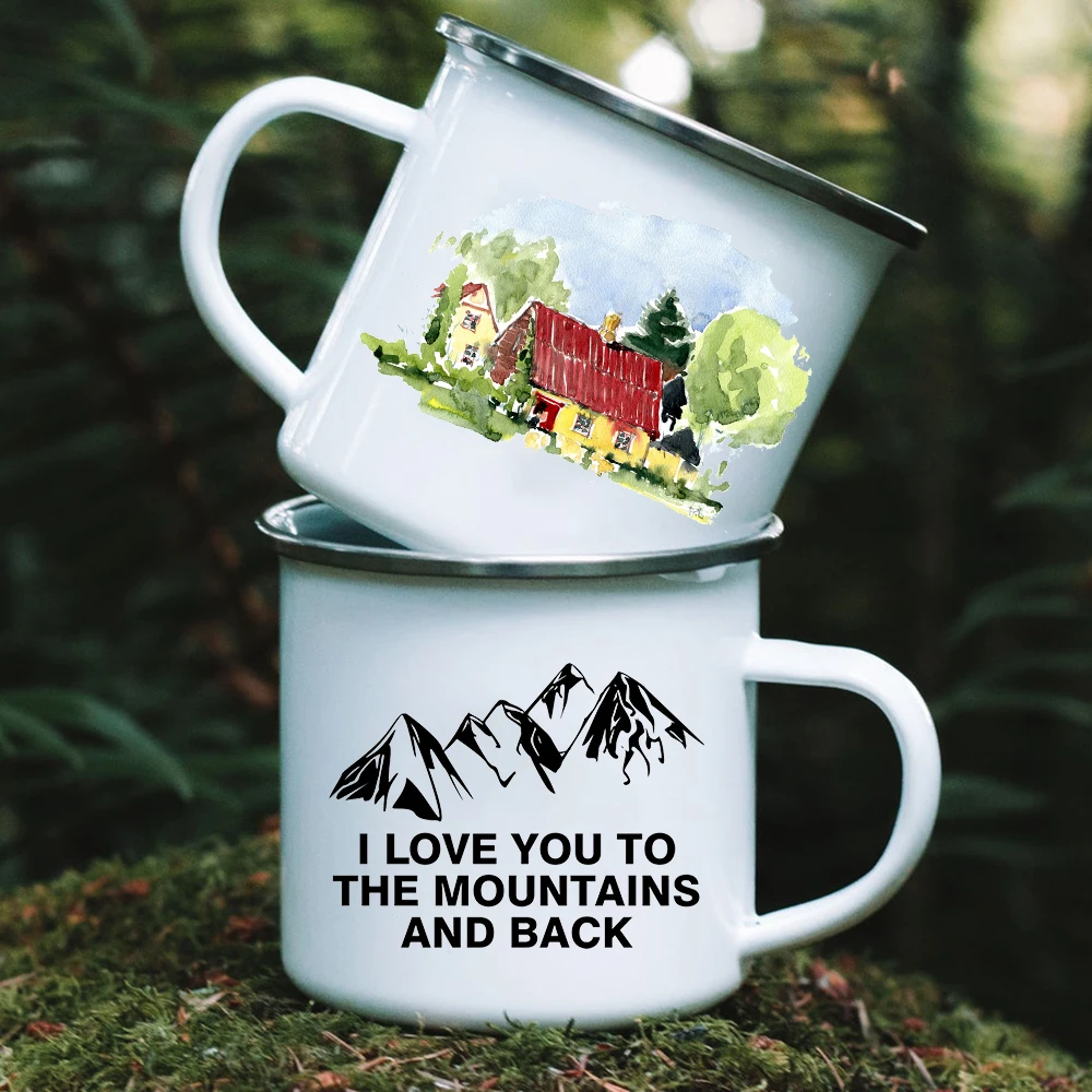 

Mountain Mug I Love You to the Mountains and Back Camper Mug camping cup Adventure Gift Valentine Gift For Girlfriend Boyfriend