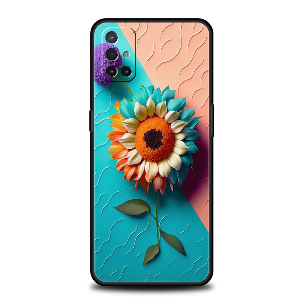 Sunflower Silicone Phone Case - Vibrant TPU Protective Cover